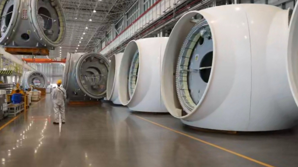 牢记嘱托 逐梦深蓝|3小时下线1台巨型风机，日照这家智能工厂有何魔力