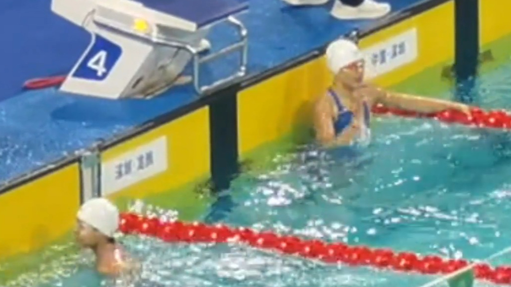 “水中飞鱼”张蒙，你夺冠的样子真的好美！