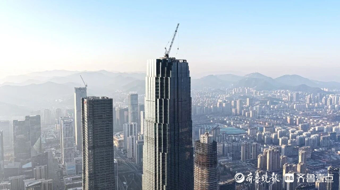 果然视频|428米！“山东第一高”即将全面封顶