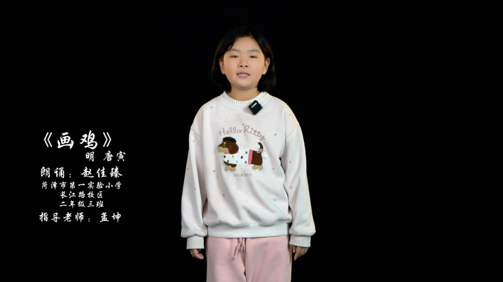 齐鲁晚报菏泽最美朗读者——赵佳臻