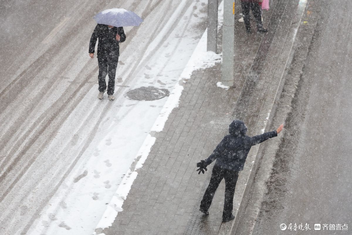 济南初雪来啦！