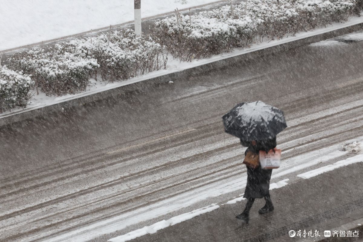 济南初雪来啦！
