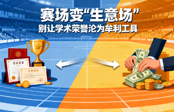赛场变“生意场”，别让学术荣誉沦为牟利工具