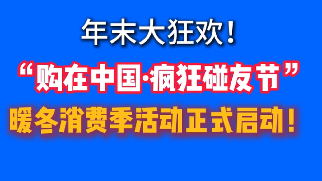 AI商务发布｜年末消费狂欢来袭！山东“疯狂碰友节”暖冬启幕