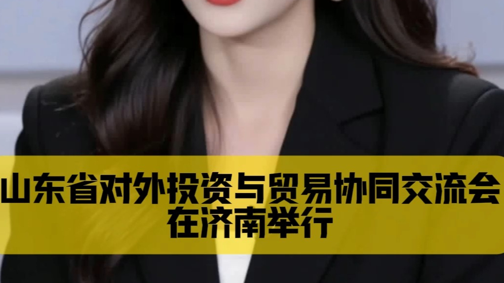 AI商务发布| 山东省对外投资与贸易协同交流会在济南举行