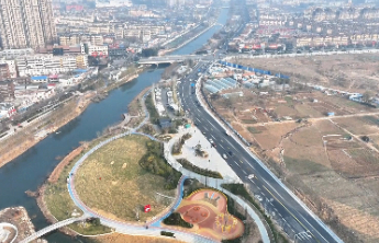 薛城区“三路一桥”全线通车，小沙河治理工程圆满收官