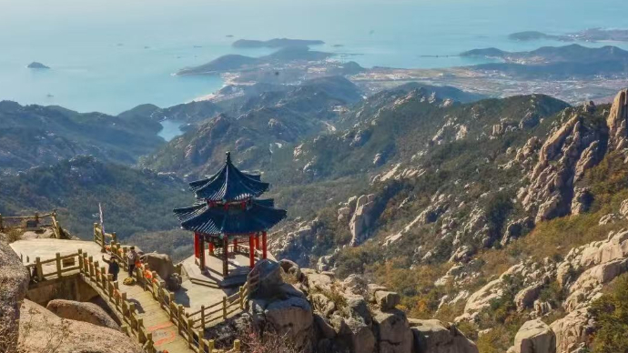 慢直播丨云游崂山灵旗峰，壹览海上“第一名山”