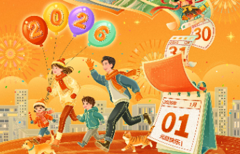 新！年！快！乐！一起迎接2026年第一天