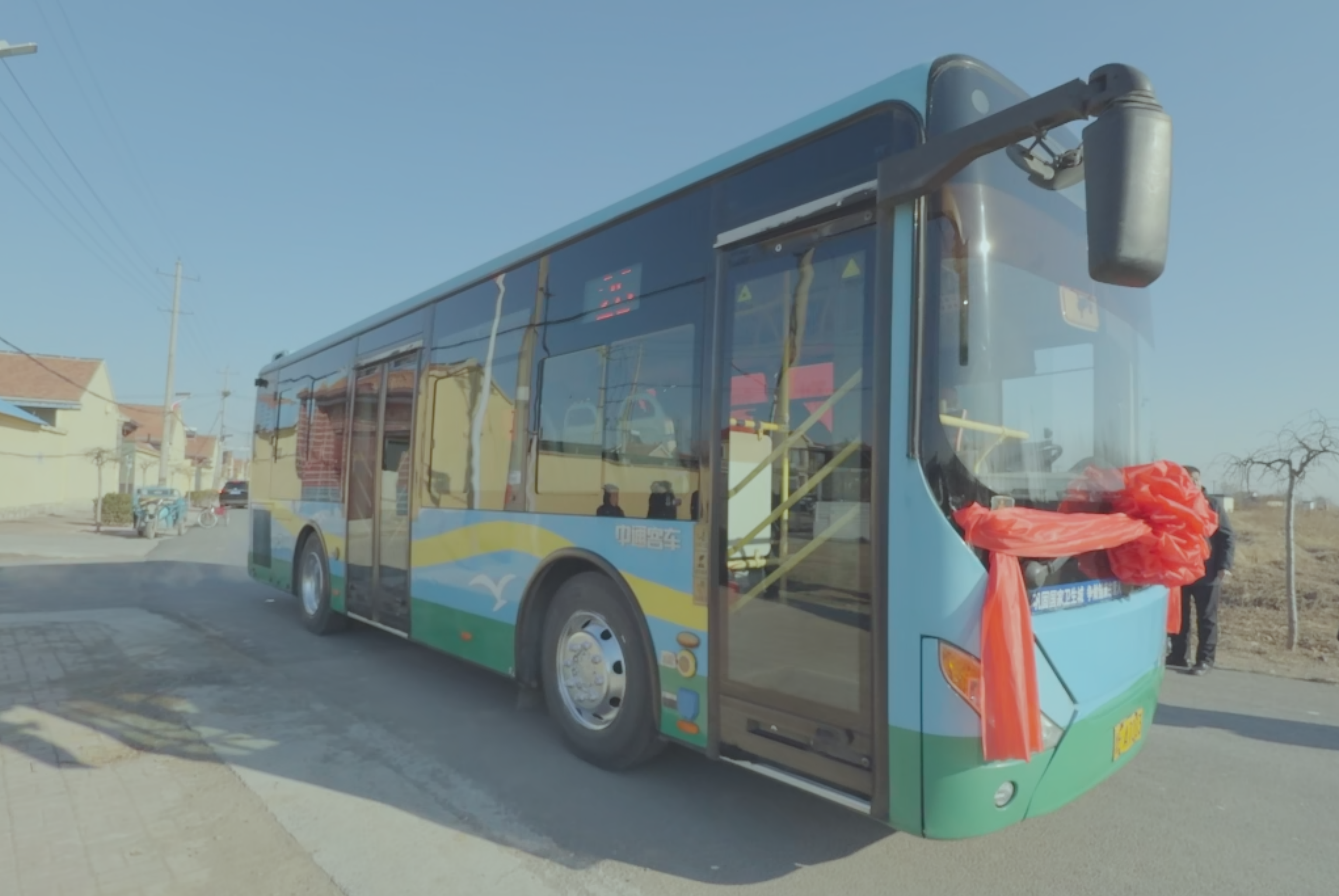 公交延伸进村|东营26路公交正式延伸至郝家镇北张村