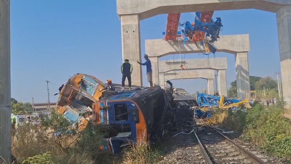 泰国在建铁路事故死亡人数升至22人