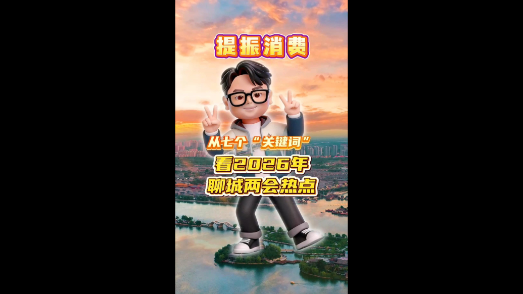 Ai主播话两会｜聊城热点关键词：提振消费