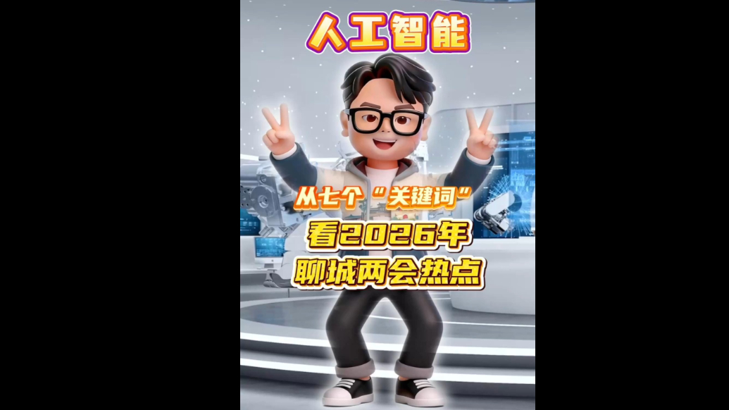 Ai主播话两会｜聊城热点关键词：人工智能