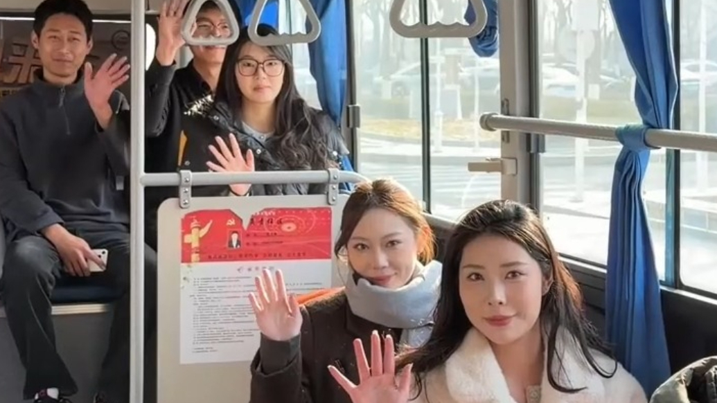 果然视频丨泰安K30公交车进校园通车，山东农业大学泮河校区学生可直达泰山部分景区