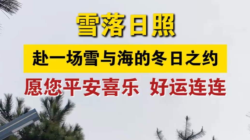 果然视频｜雪落日照，赴一场雪与海的冬日之约！