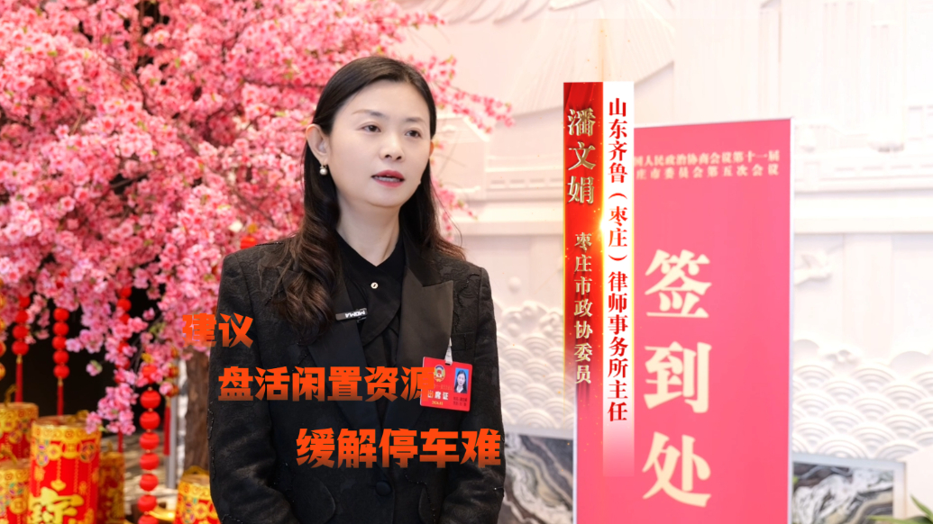 两会声音丨潘文娟：建议盘活闲置资源，缓解停车难