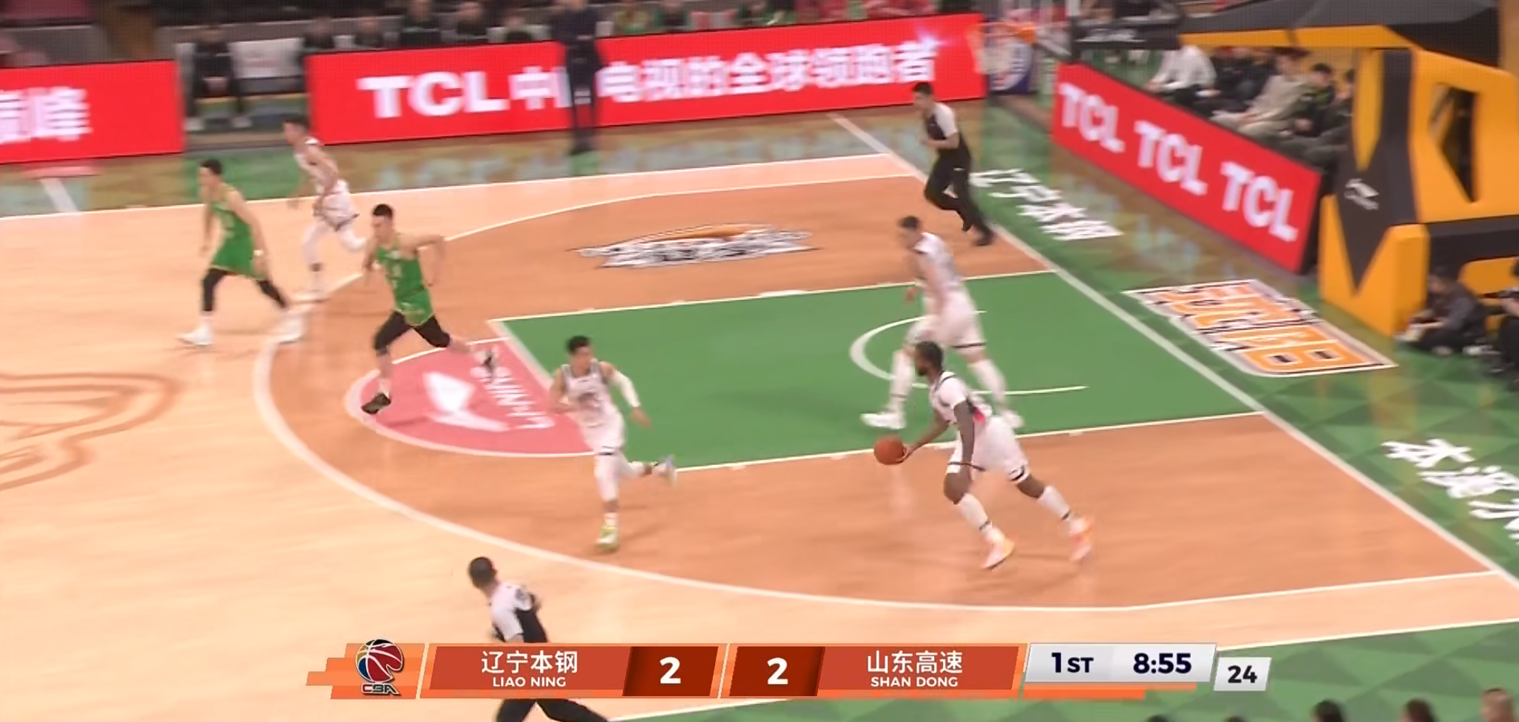 半场战报｜山东39：30辽宁，双方共命中2记三分