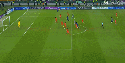 U23亚洲杯决赛半场结束，中国队暂时0-2落后日本队