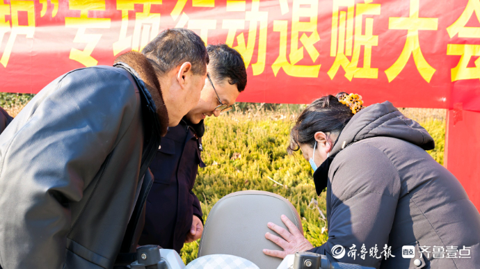 返还四辆被盗电动自行车！济南公安历城分局举行退赃大会