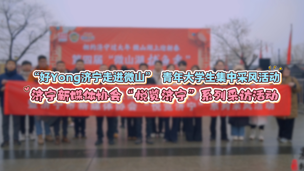 果然视频｜“好Yong济宁走进微山” 青年大学生集中采风活动