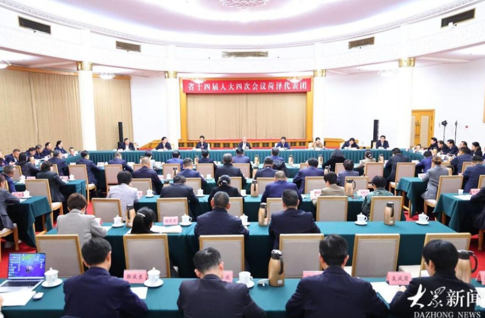 林武参加菏泽代表团审议