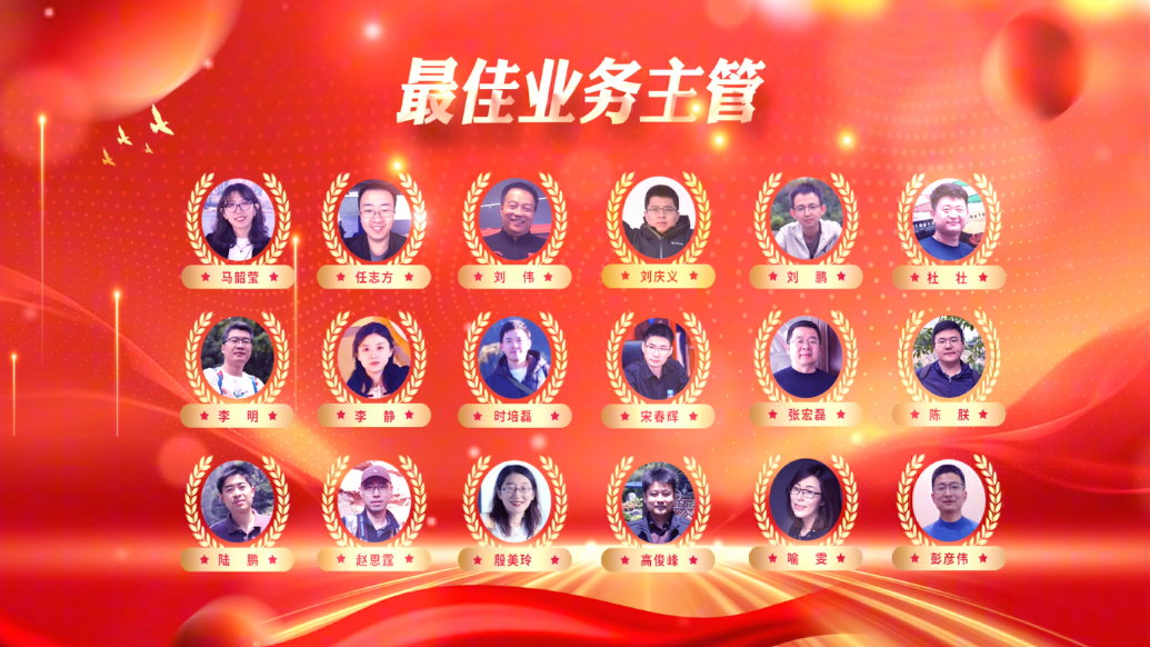 最佳业务主管