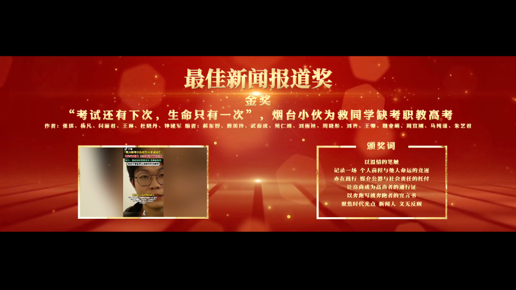 最佳新闻报道奖、最佳新闻评论奖、最佳主题报道奖、最佳深度报道奖、最佳舆论监督报道奖、最佳专题/专栏奖