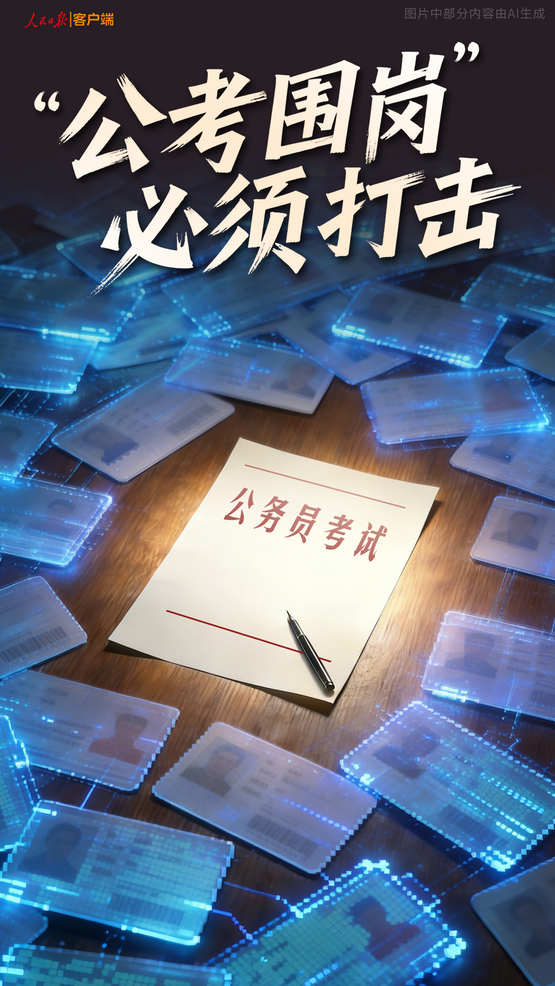 “公考围岗”，必须打击