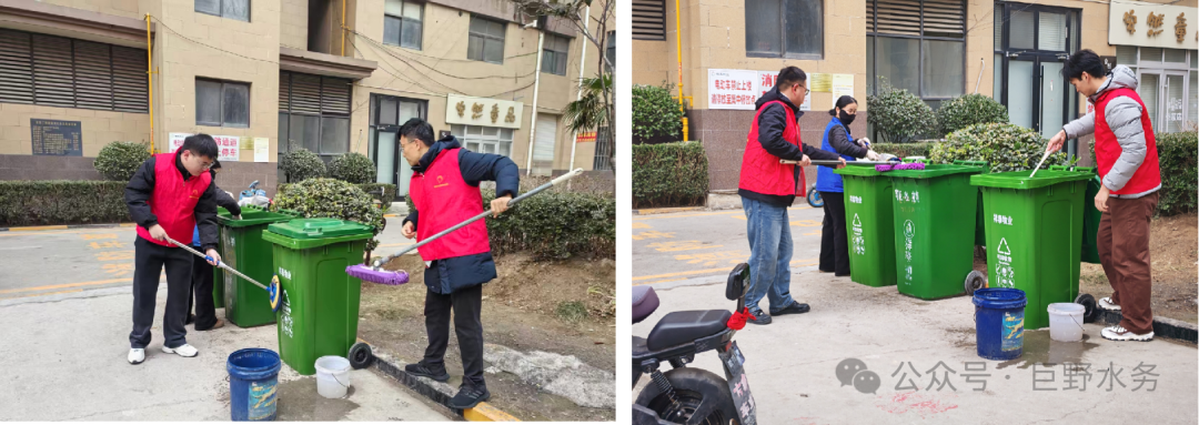 巨野县水务局开展“洁净迎新春、文明过大年”集中整治活动