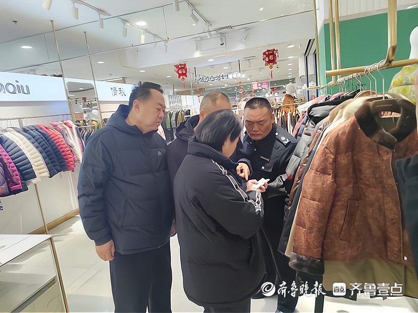 寒冬守暖护民生，单县市场监管局开展冬季羽绒服专项检查