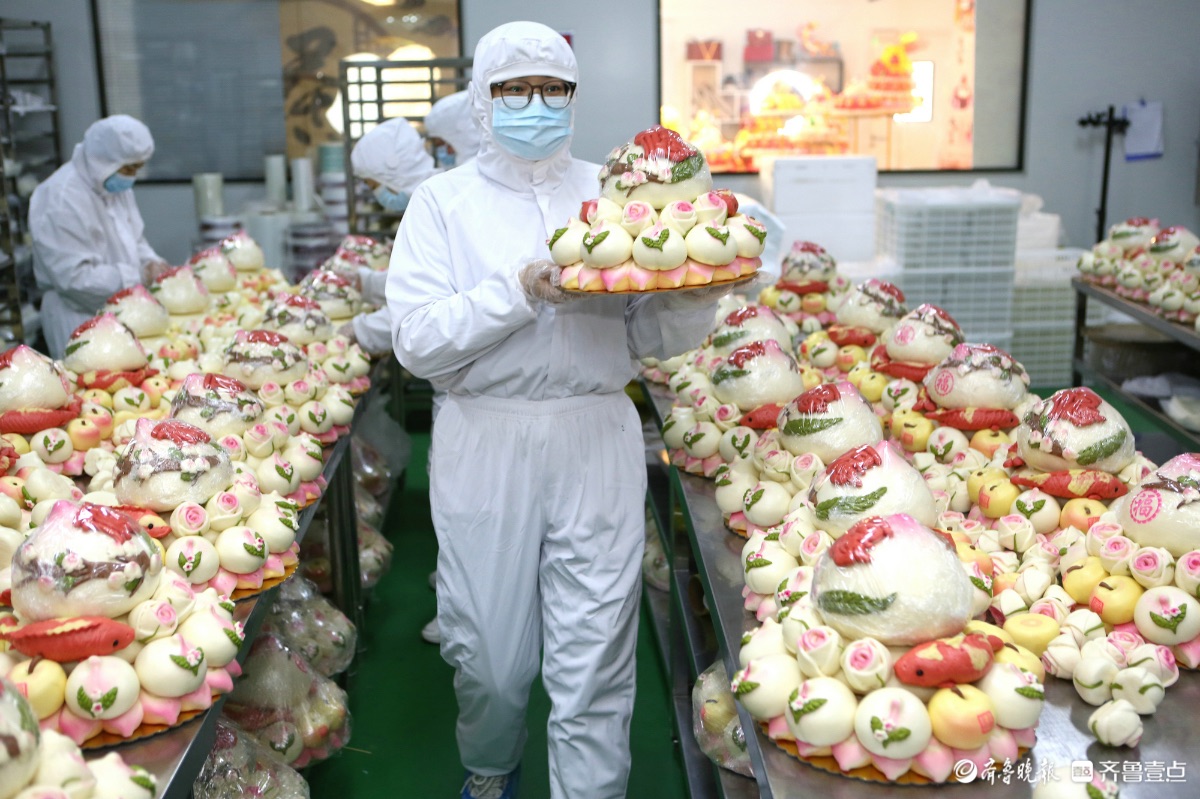 威海文登：春节近，饽饽香