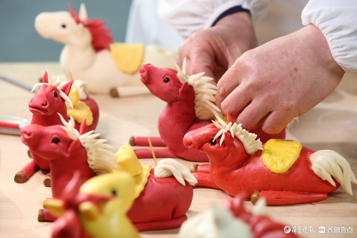 威海文登：春节近，饽饽香