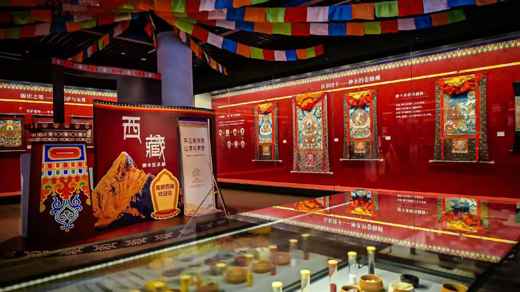 果然视频 | 在青岛看西藏唐卡艺术展，展览持续至正月十五