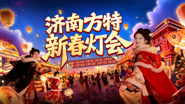 济南方特“新春灯会”启幕，千灯映春开启马年欢乐篇章