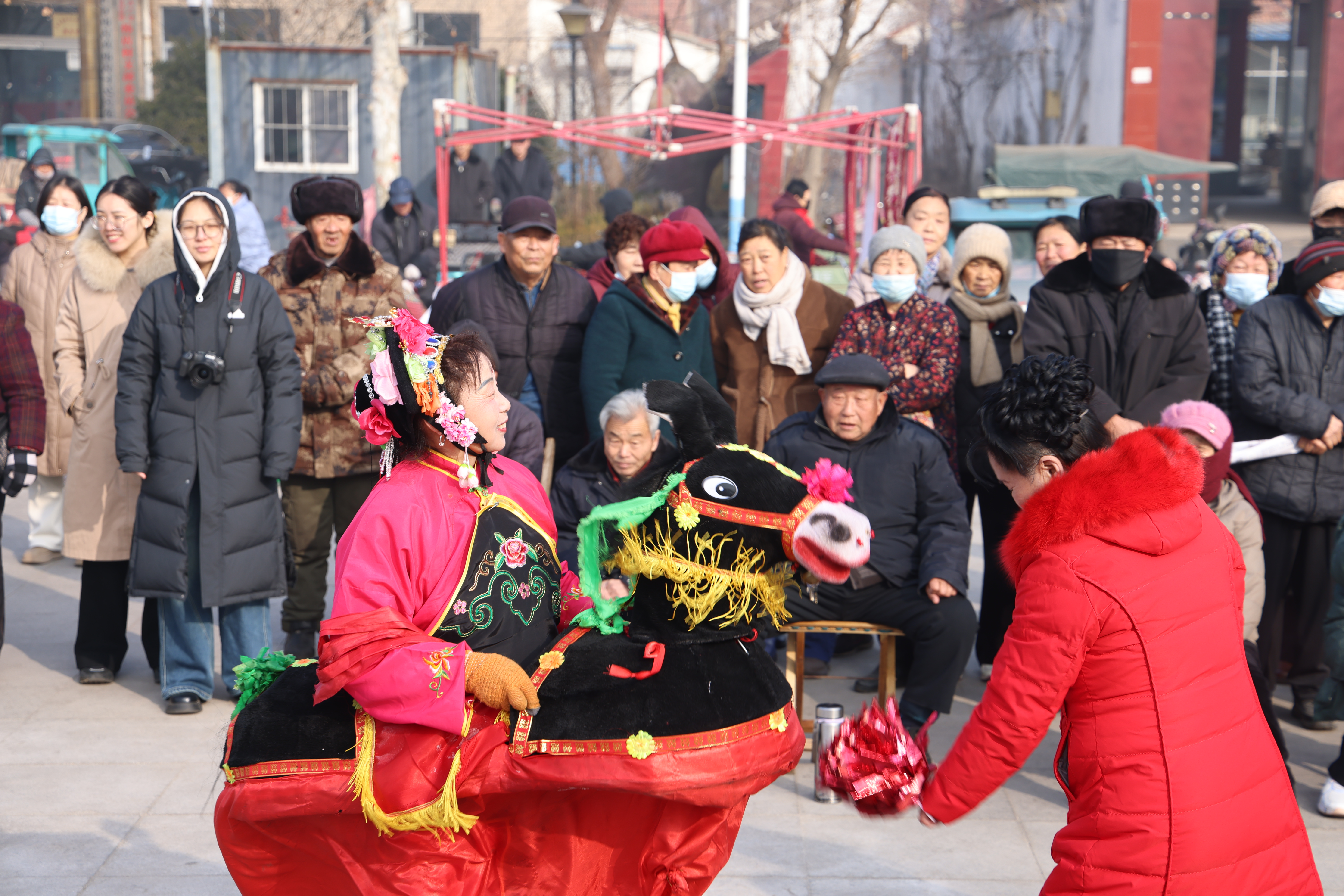 年味邹平·大集里的中国年：邹平韩店镇辞旧迎新共贺新春活动举办