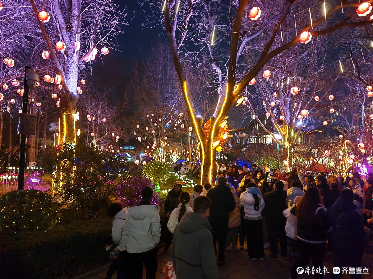 花灯初上年味浓