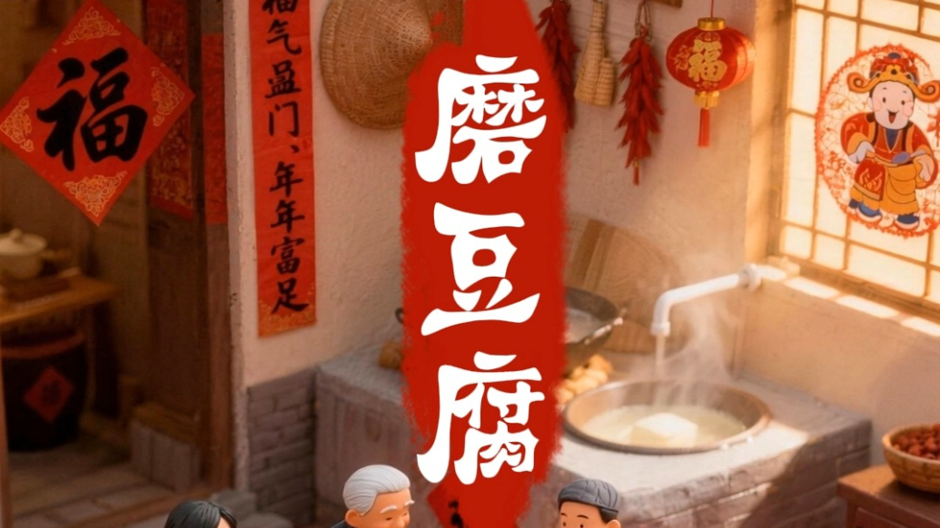果然视频・年味山东|二十五，磨豆腐，福气盈门，年年富足