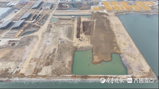 新春走基层丨填海24万平方米！青岛海洋能源产业园陆域回填完工