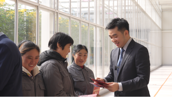 莒县招贤这家农业开发企业，春节福利展关怀，孝德传承暖人心