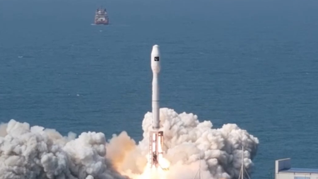 果然视频｜“烟台造”火箭跨海出征报捷，捷龙三号遥九发射成功