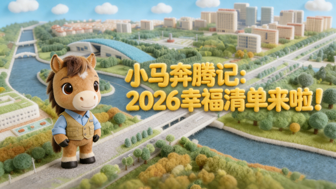 小马奔腾记：垦利区2026幸福清单来啦！