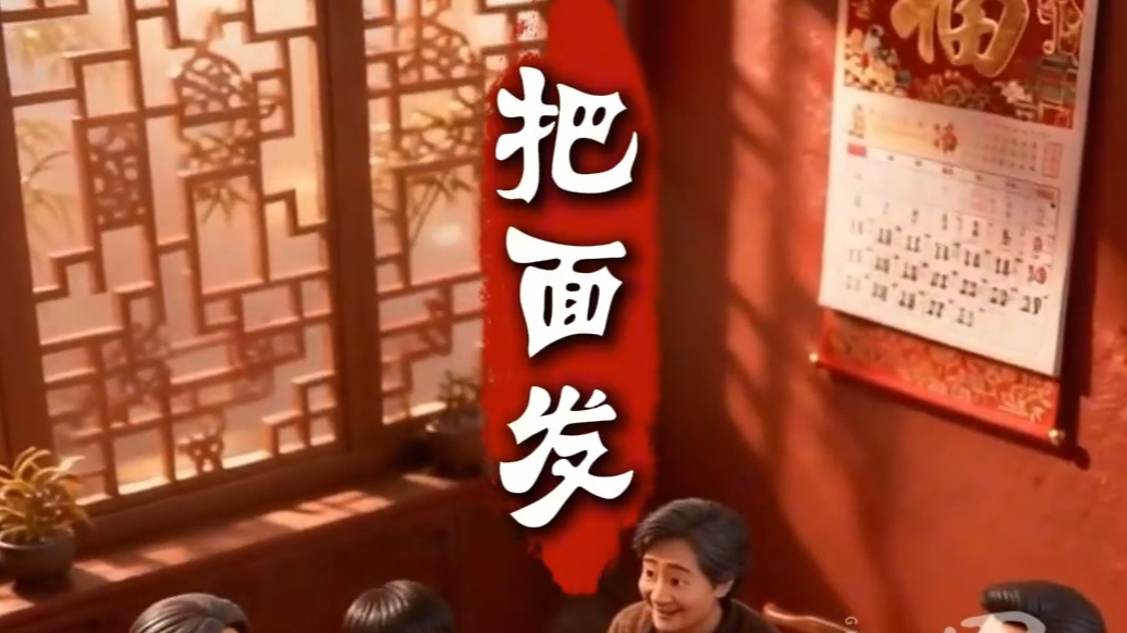果然视频・年味山东丨二十八把面发，蒸蒸日上福满堂