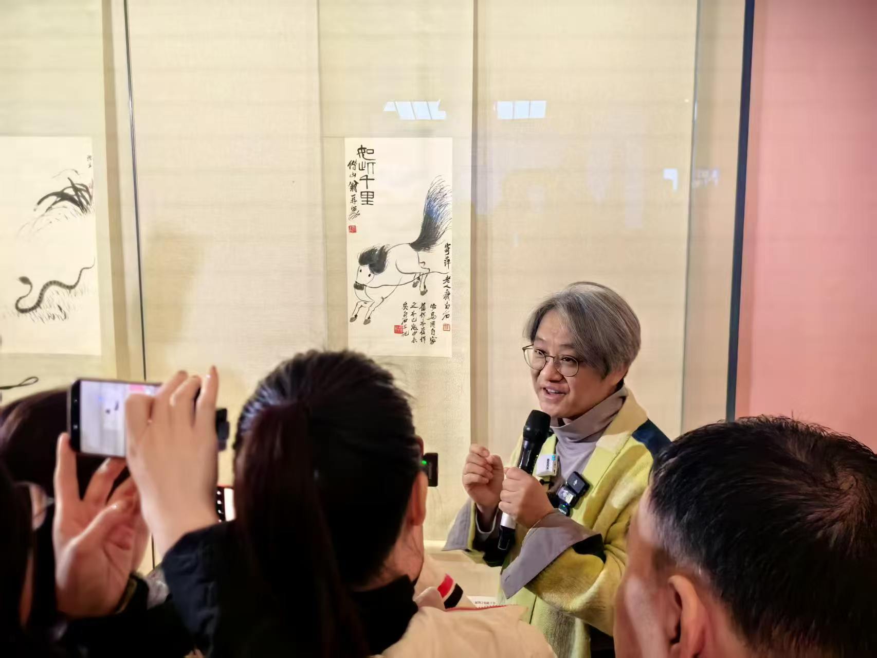 看白石十二生肖 过文艺新春：山东美术馆多重展览活动迎马年