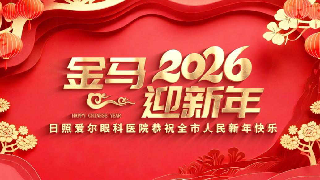 果然视频丨日照爱尔眼科医院恭祝全市人民新年快乐，阖家幸福