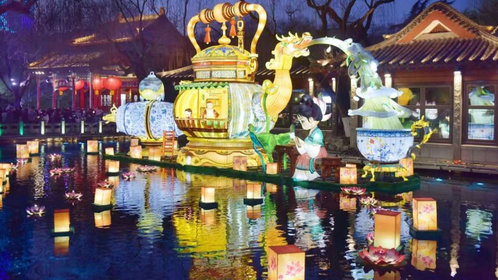 直播济南|大年初一看花灯,共赏流光溢彩“济南年”