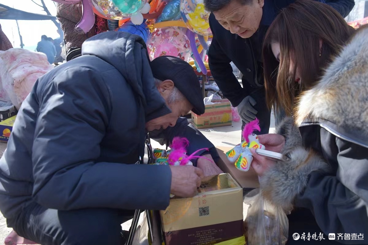 新春随手拍｜蒙山柏林赶大集，烟火气里年味浓