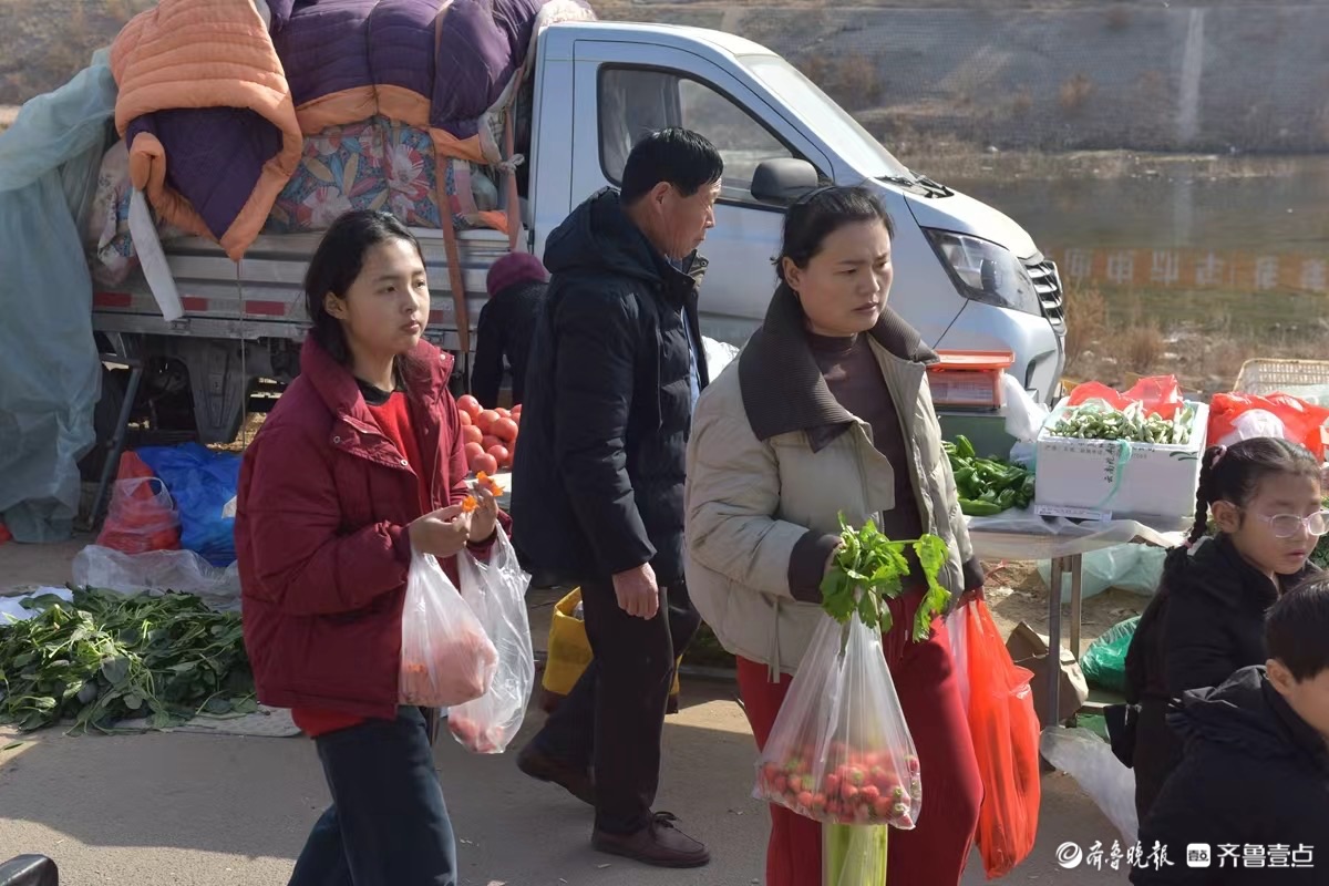 新春随手拍｜蒙山柏林赶大集，烟火气里年味浓