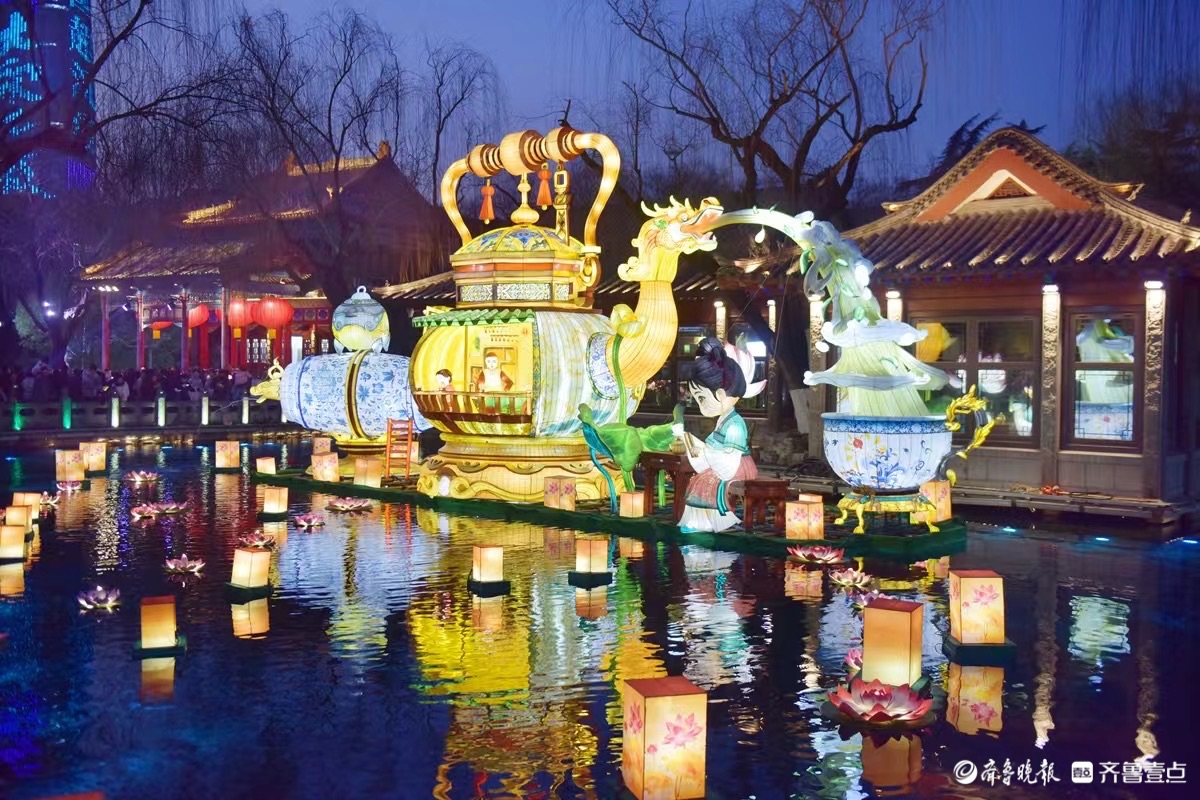 新春随手拍｜灯耀泉城夜，赏灯正当时