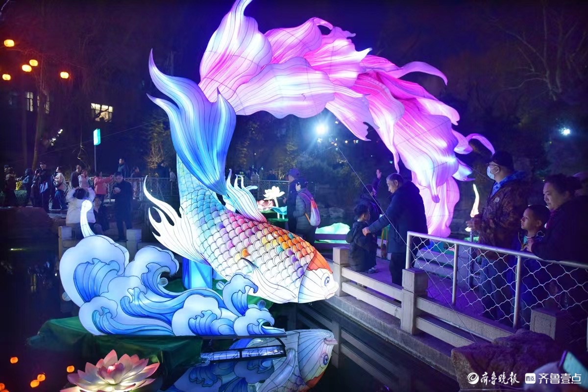 新春随手拍｜灯耀泉城夜，赏灯正当时