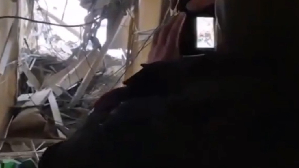 果然视频·看天下|俄罗斯一军警办公楼坍塌致3人死亡