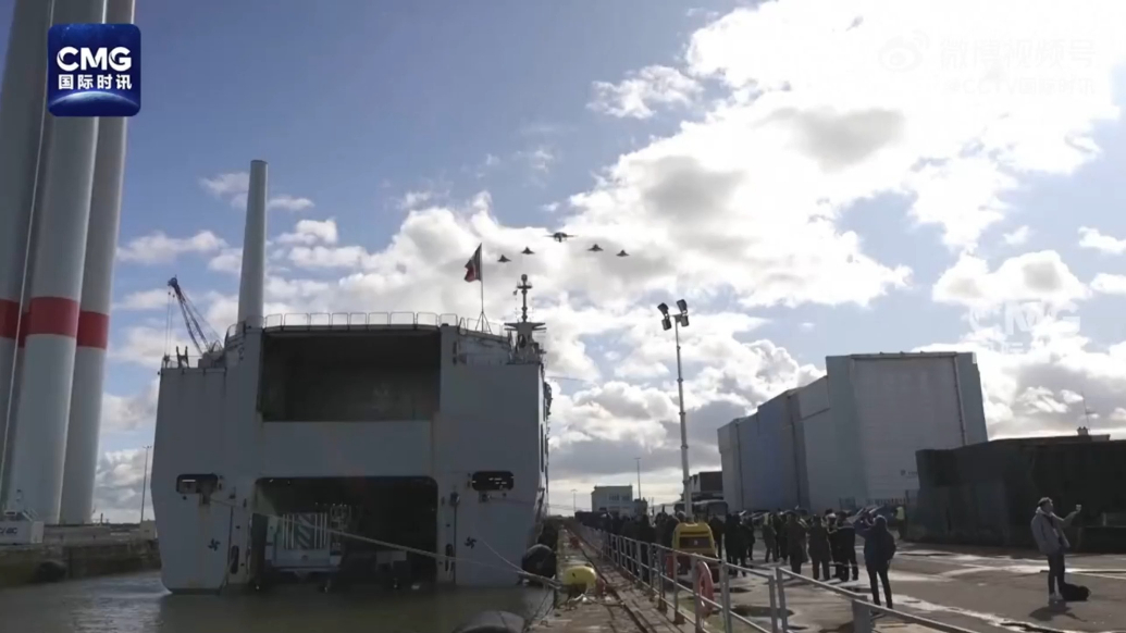 果然视频·看天下|法国“猎户座26”军演进行中，战机舰艇齐上阵